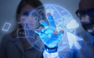 Professionals using internet and digital tools to show how digital marketing boosts business growth in Pakistan