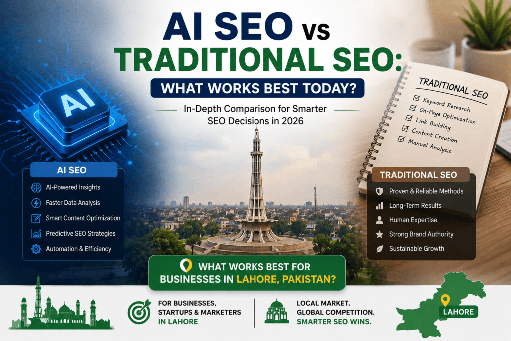 AI SEO vs Traditional SEO What Works Best Today digitaltide.pk